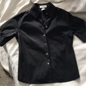 Paul & Joe black polo blouse